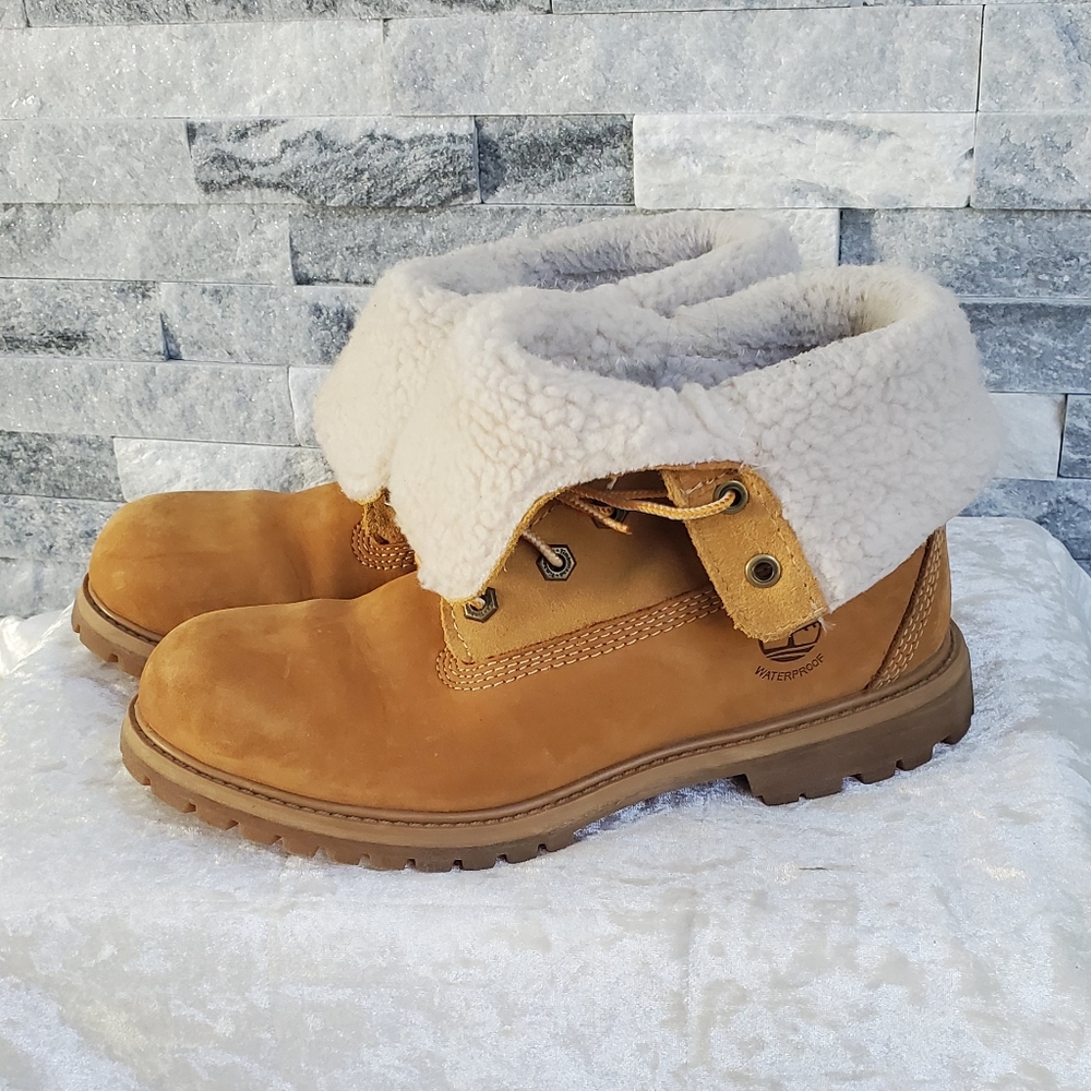 Timberland Teddy Fleece Fold-Down Boots